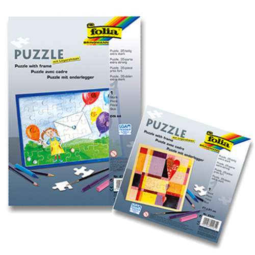 folia® | Blank Jigsaw Puzzles — with frames 