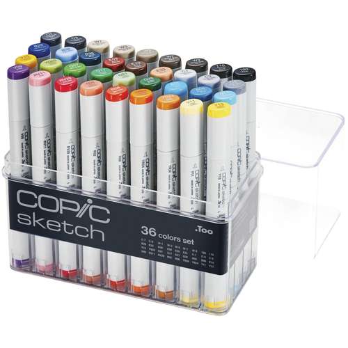 COPIC® | sketch marker set — 36 markers 