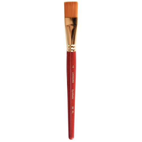 Léonard Orange Similhair Series 20 PL Flat Brushes 