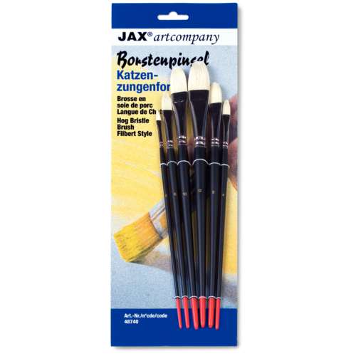 JAX Filbert Bristle Brush Set 