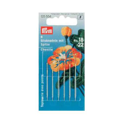 Prym | Pointed Embroidery Needles — 6 assorted needles 