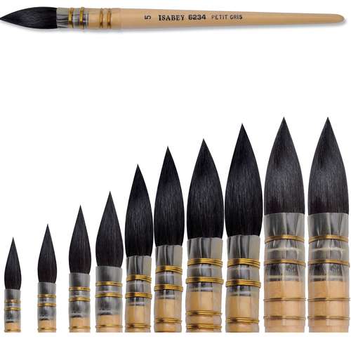 Isabey Series 6234 Extra Large Watercolour Brushes 