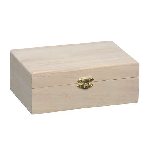 KNORR prandell | Natural Wood Keepsake Box — rectangular 