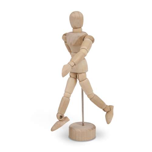Articulated Wooden Figure — 10 cm 