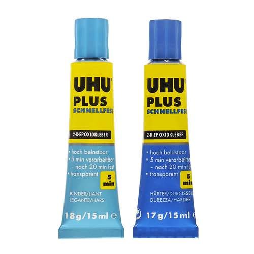 UHU® | PLUS Rapid Adhesive — 2 component 