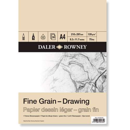 DALER-ROWNEY | Fine Grain Drawing Pads — 120 gsm 