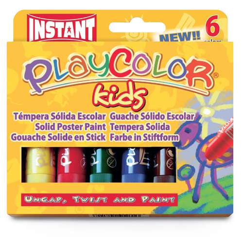 Instant Playcolor Kids Solid Gouache Sets 