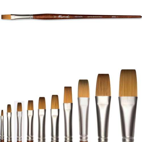Raphaël Precision Flat Brushes Series 8930 