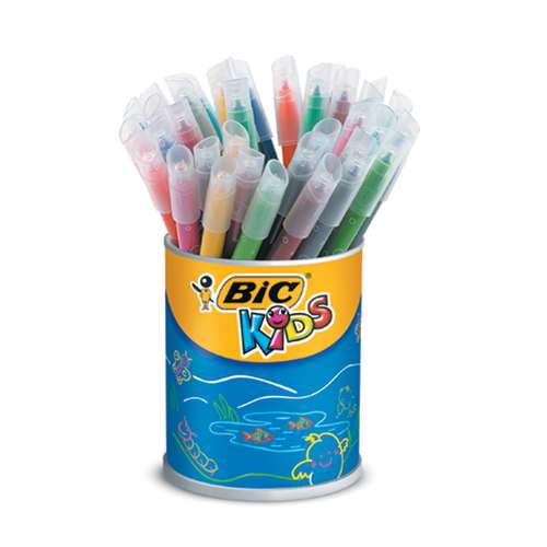 BIC Kids Couleur - 24 Feutres format spécial