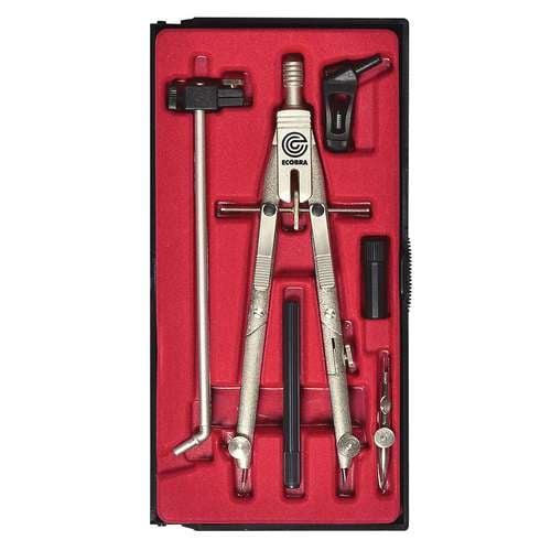 ECOBRA | Silver Master Quick Action Compass set — 6 items 