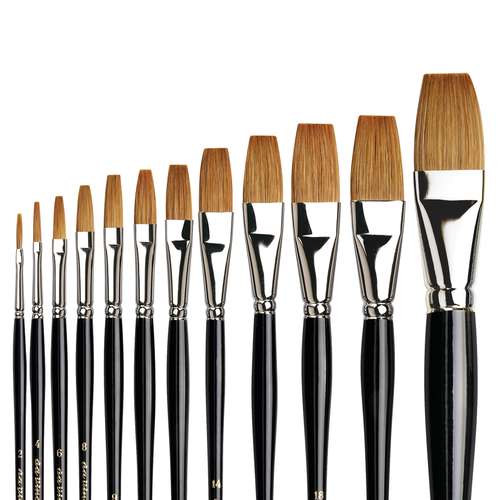 da Vinci | Poster Brushes Series 1350 — medium flat brushes 