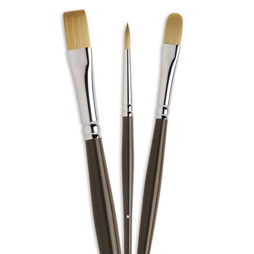 I LOVE ART | Detail Acrylic Brush Set — 3 brushes 