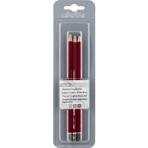 CRETACOLOR® | Fine Art Graphite Pencils — pack of 3 