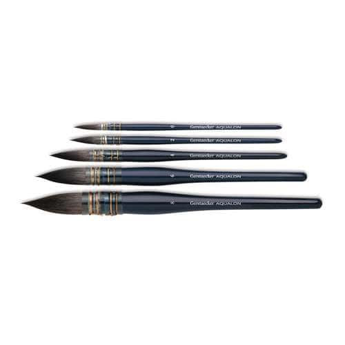 GERSTAECKER | AQUALON French watercolour brushes ○ wash ○ synthetic 