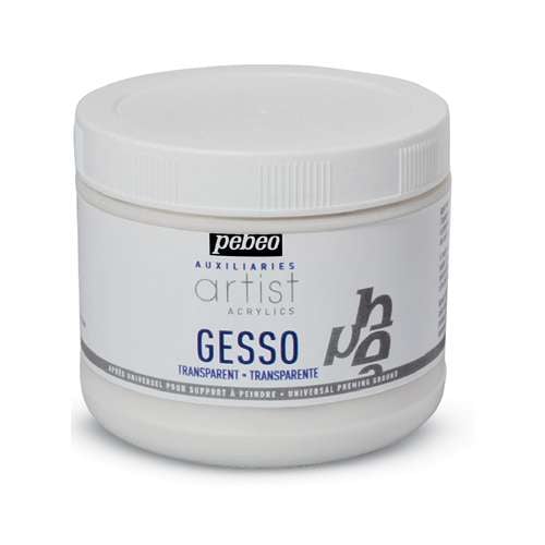 pébéo | artist ACRYLICS Transparent Gesso — 500 ml tub 