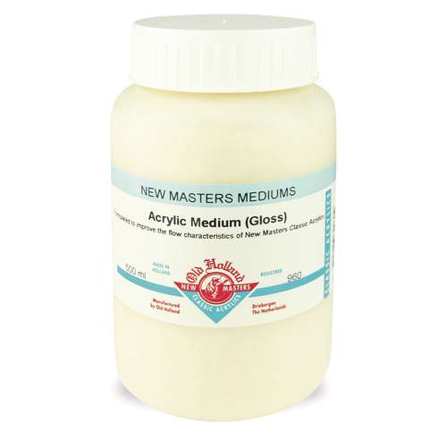 Old Holland | NEW MASTERS Acrylic Mediums — 500 ml bottles 