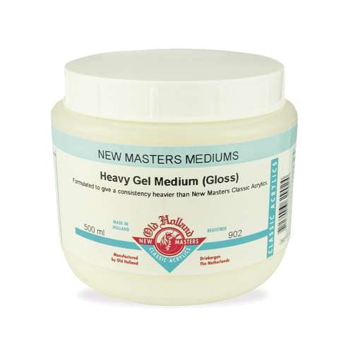 Old Holland | NEW MASTERS Heavy Gel Mediums — 500 ml pots 