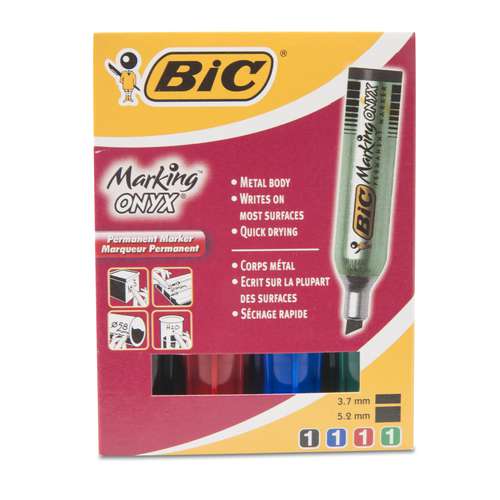 Bic Marking Onyx 1481 Permanent Marker Set 
