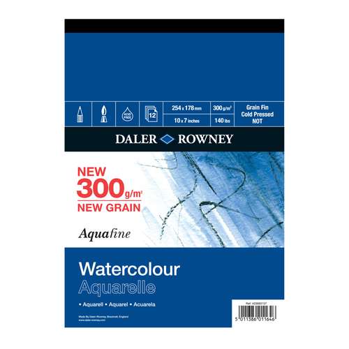 DALER-ROWNEY | Aquafine Watercolour Pads — 100% cellulose 