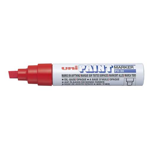 uni | PAINT Markers PX-30 — wide bevelled tips 