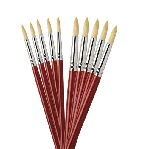 I LOVE ART | Chungking Oil Brush Set — 5+5 round brushes 