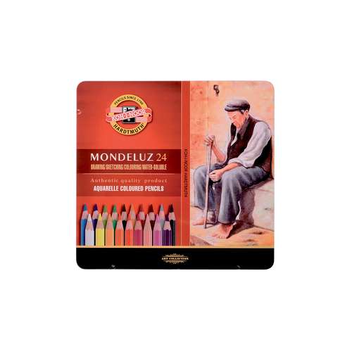 KOH-I-NOOR | MONDELUZ Watercolour Pencil set — 24 pencils 