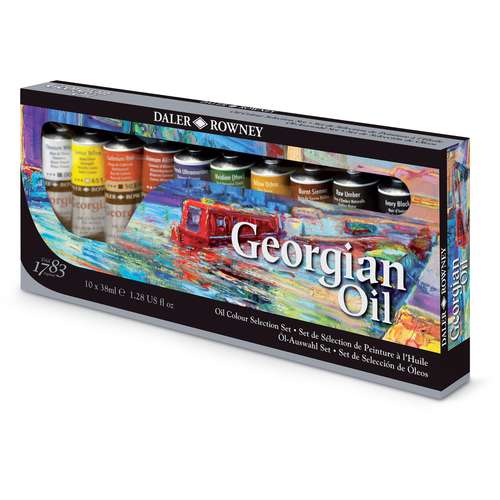 DALER-ROWNEY | Georgian Oil Selection Set — 10 x 38 ml tubes 