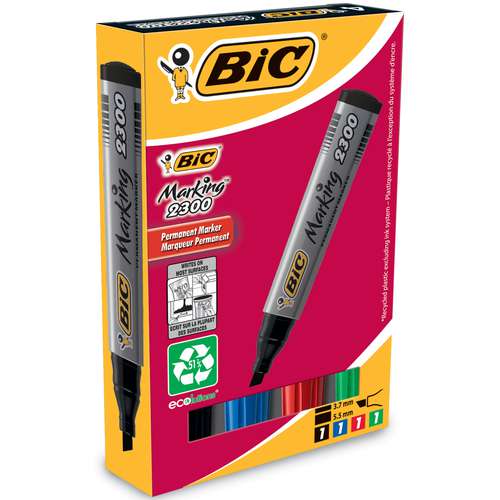 BIC® | Marking™ 2300 Permanent Marker — set of 4 