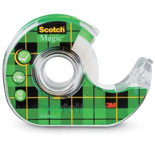 3M Scotch Magic Invisible Tape + Dispenser 