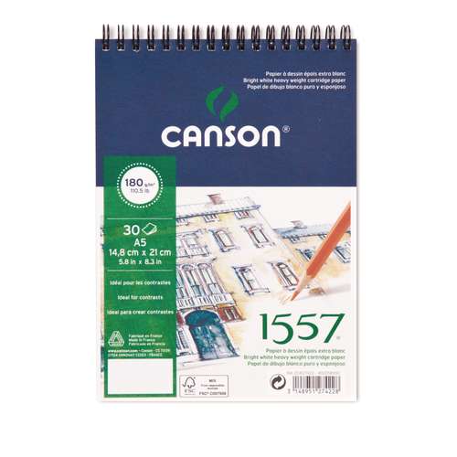 Canson 1557 Spiral Drawing Pads 