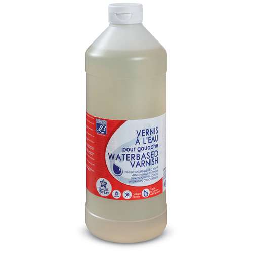 LEFRANC & BOURGEOIS | Waterbased Varnish — 1 litre bottle 