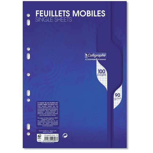 Clairefontaine | Calligraphe Ring Binder pad 7000 — squared 