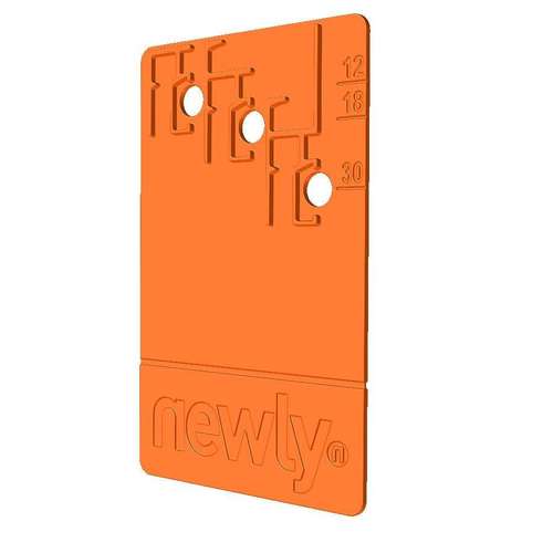 ASRE | Newly Drilling Template — orange plastic 