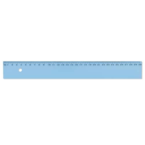 Wonday Blue Transparent Plastic Rulers 