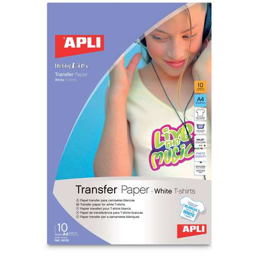 ®APLI | Hobby Line Transfer Paper — for white clothing 