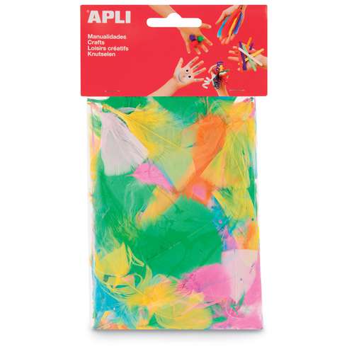 ®APLI | Craft Feathers — pack of 100 