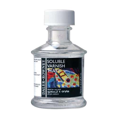 DALER-ROWNEY | Soluble Matt Varnish — 75 ml bottle 