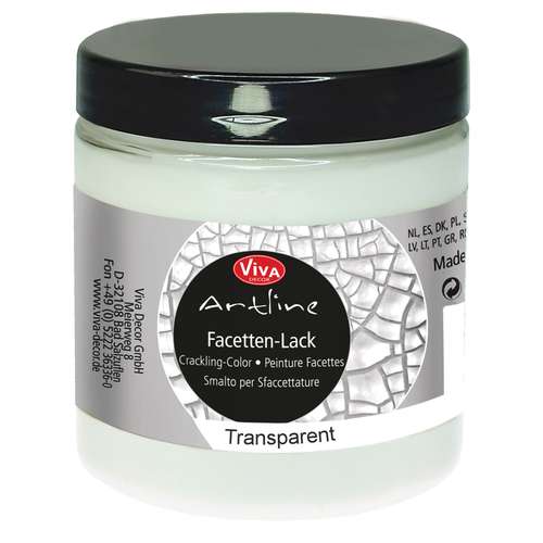 ViVA DECOR® | Artline Transparent Crackling Color (Facetten-Lack) — pot 