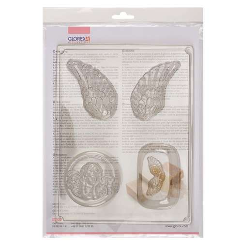 Glorex Soapfix Angel and Angel Wings Soap Casting Moulds 