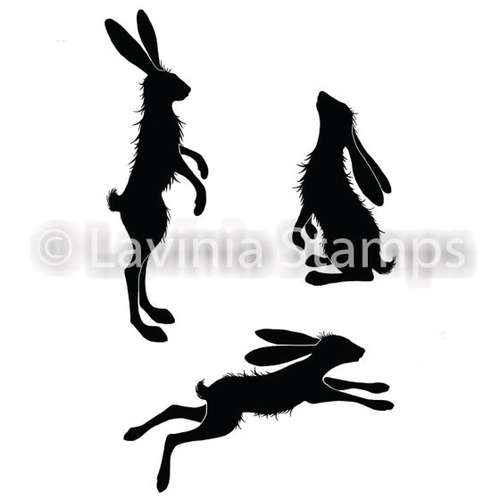Lavinia Stamps | Whimsical Hares — self-adhesive 