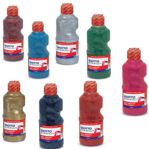 GIOTTO | EXTRA QUALITY Glitter Colours — 250 ml bottles 