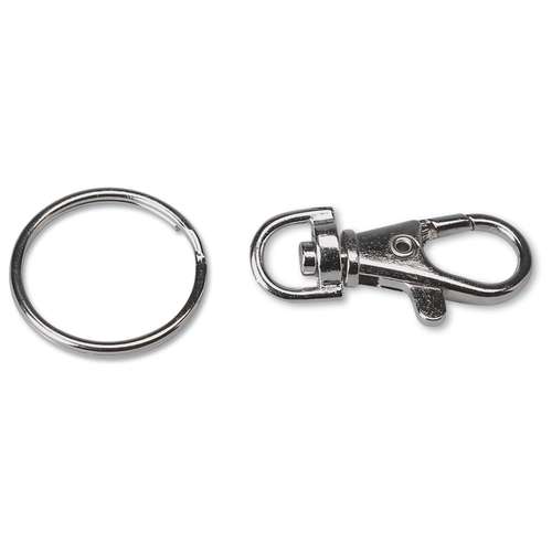 Carabiner Hooks with Key Rings 