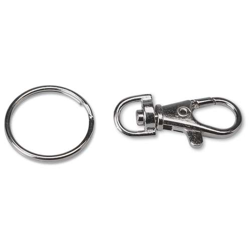 O'color | Carabiner Hooks with Key Rings — pack of 10 