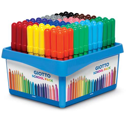 GIOTTO | Turbo Maxi Fibre Pen School Set — 108 pens 