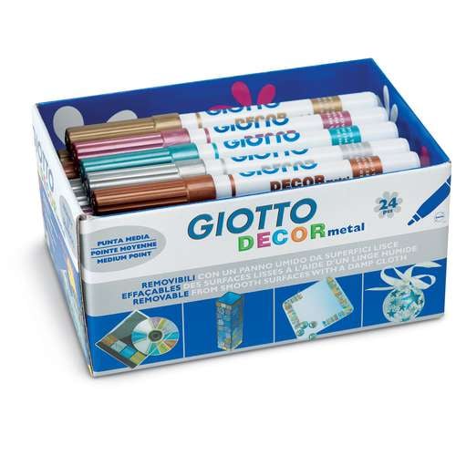 GIOTTO | DECOR Metal Multisurface Art marker school set — 48 markers 