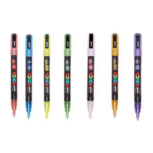 uni | POSCA Glitter Markers PC-3ML — individual 