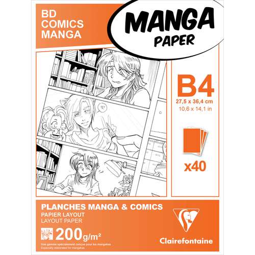 Clairefontaine BD Comics Manga Storyboard Pads 
