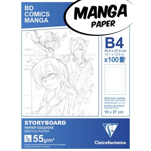 Manga Paper - Clairefontaine