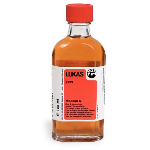 LUKAS | Medium 6 Egg Tempera Medium 2233 — 125 ml bottle 