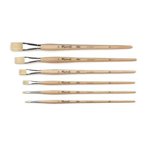 Raphaël® | Oleo Flat brushes — series 363 